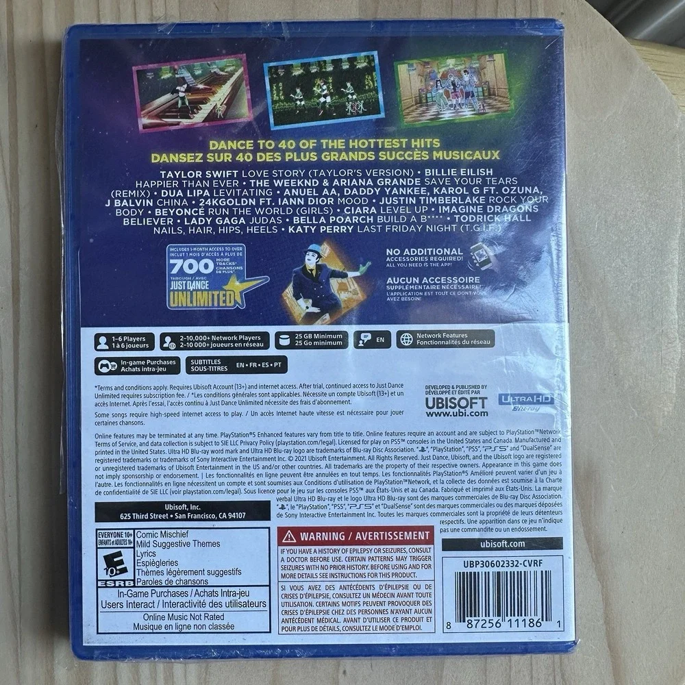 Sony‎ PlayStation 5 MLB The Show 21 NBA 2K21 Just Dance 2022 New Sealed READ
